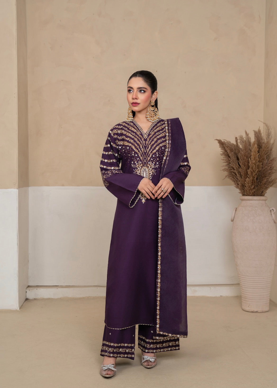 Luxe Embroidered 3PC