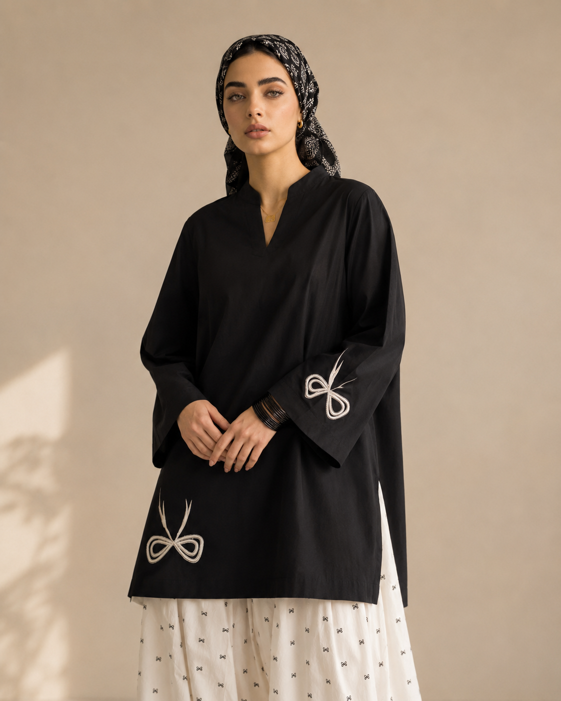 Bow Noir Co-ord Set