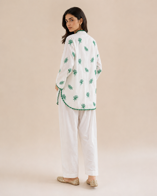 Green Ocean Embroidered 2pc