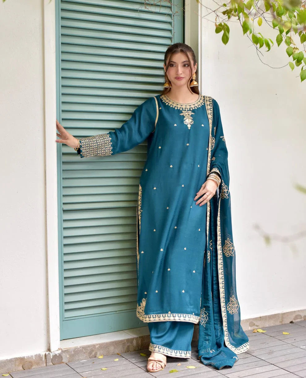 Yasmeen Embroidered 3Pc
