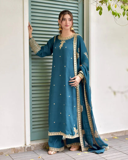 Yasmeen Embroidered 3Pc