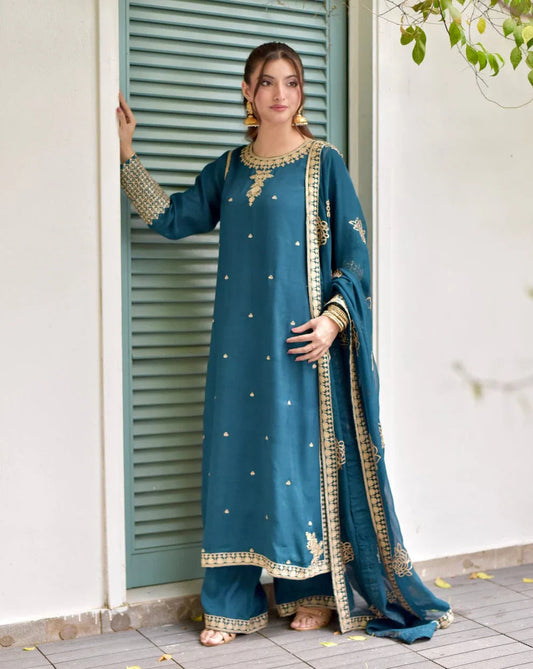Yasmeen Embroidered 3Pc