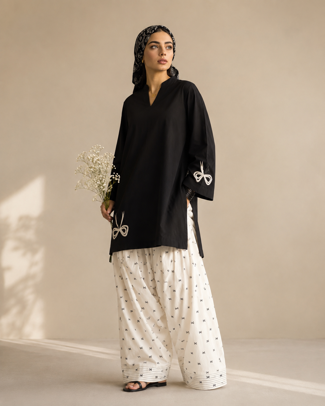 Bow Noir Co-ord Set