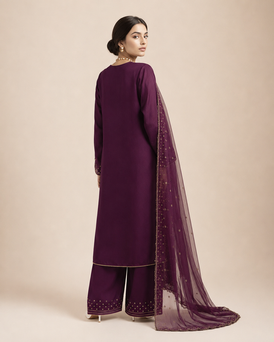 Aneesa Embroidered 3pc