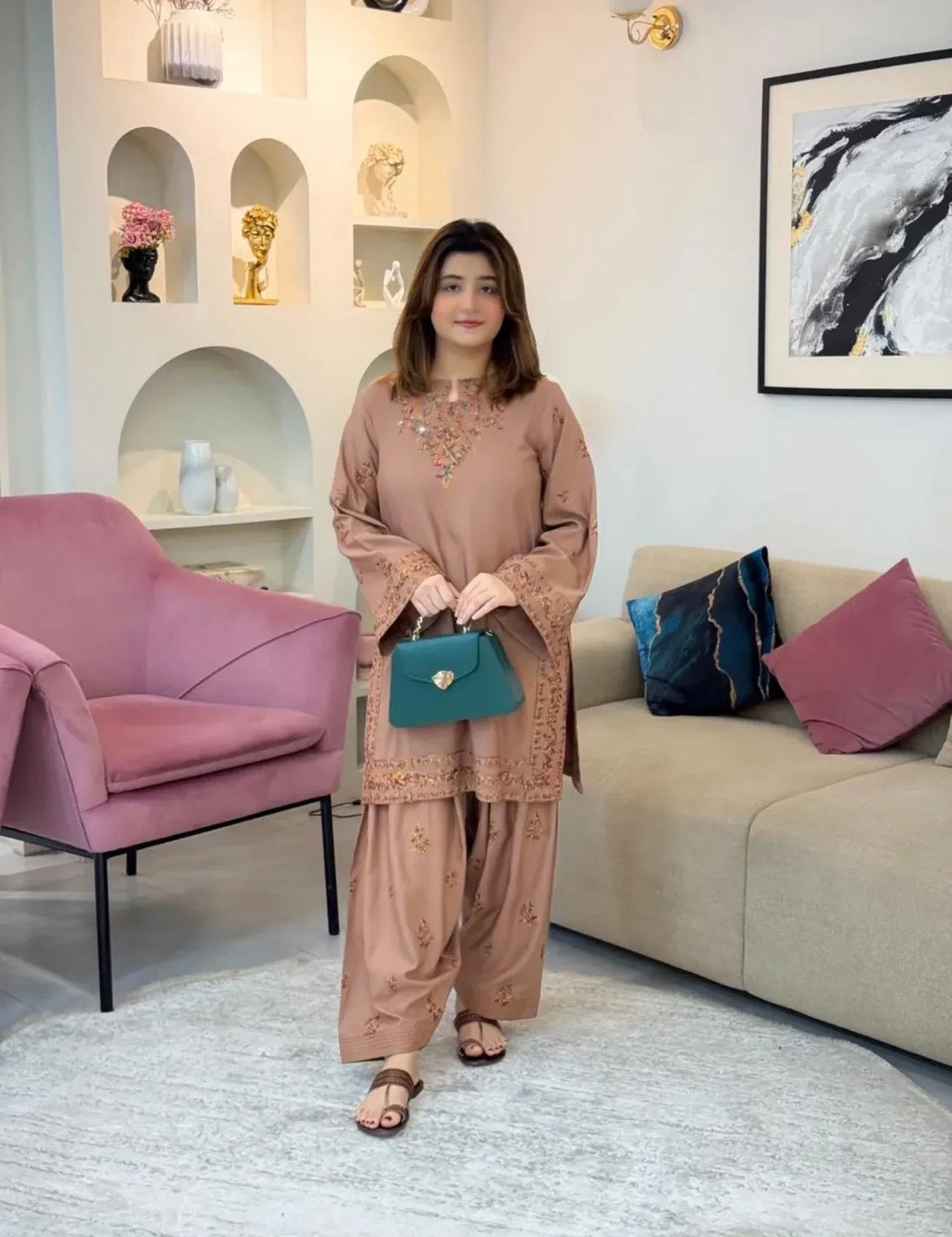 Uzmay Embroidered 2pc