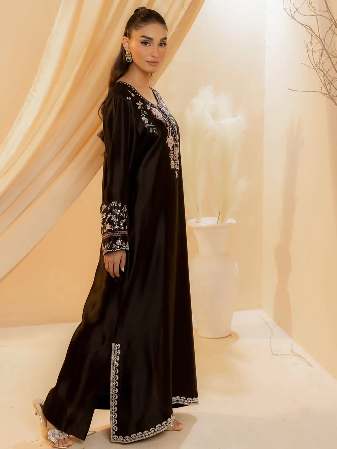 Midnight Embroidered 2Pc