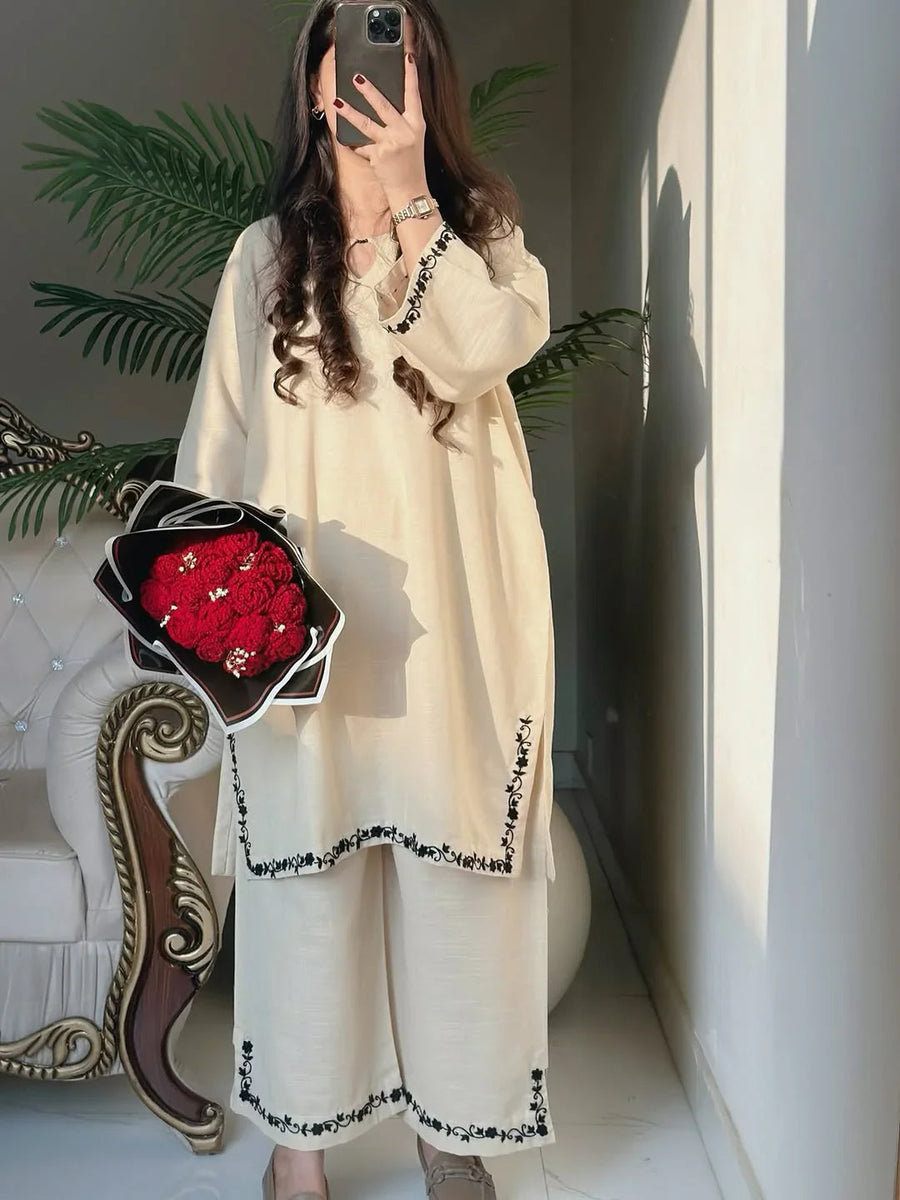 Zarf Embroidered Co-ord Ser