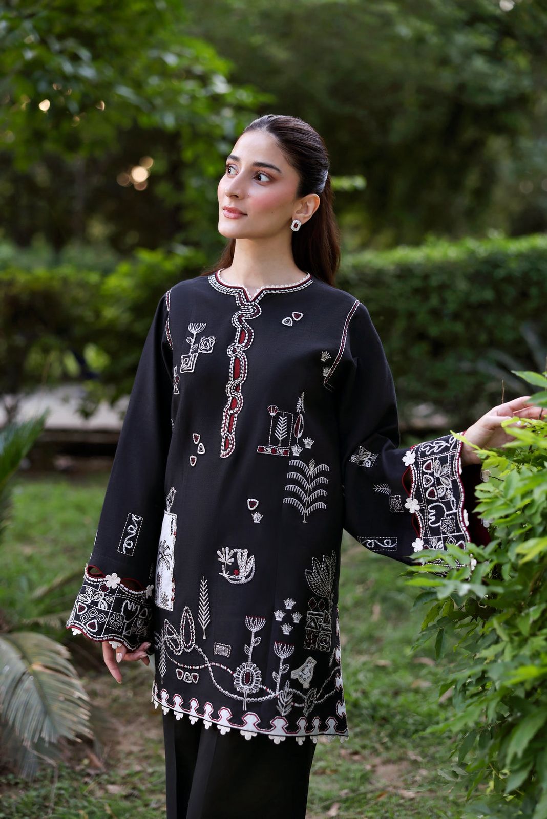 Luqaab Embroidered 3pc
