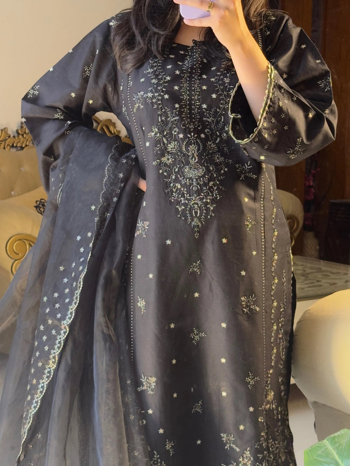 Mannat Embroidered 3pc