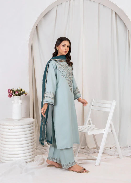 Lazule Embroidered 3PC